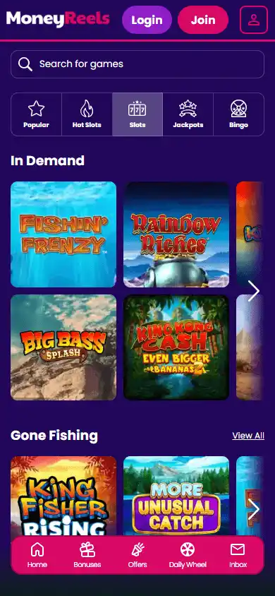 Money Reels Casino screenshot 5