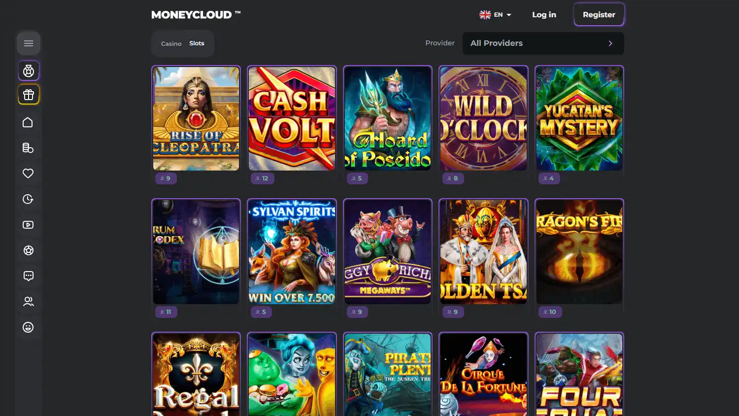 MoneyCloud Casino screenshot 2