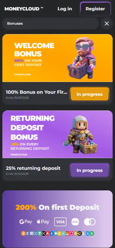 MoneyCloud Casino screenshot 5