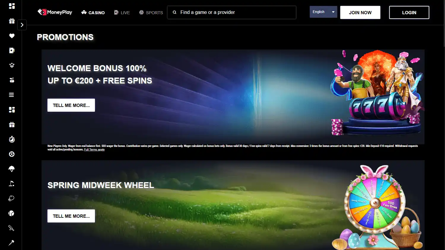 MoneyPlay Casino screenshot 3
