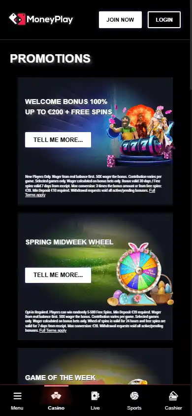 MoneyPlay Casino screenshot 6