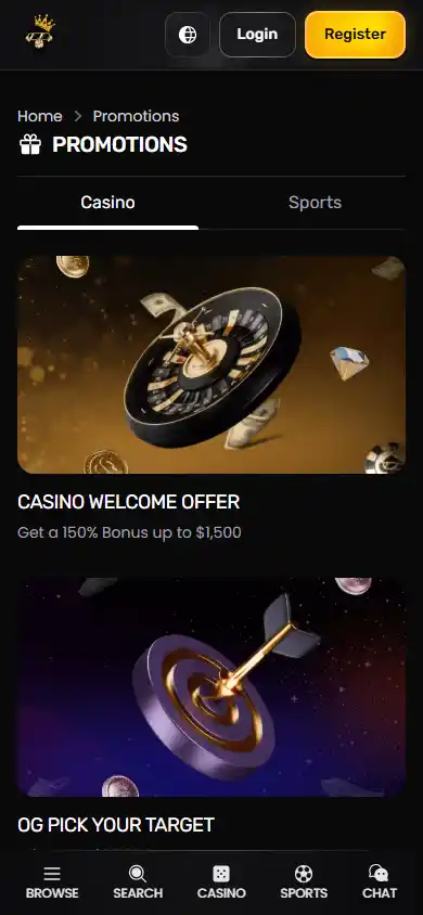 MonkeyTilt Casino screenshot 6
