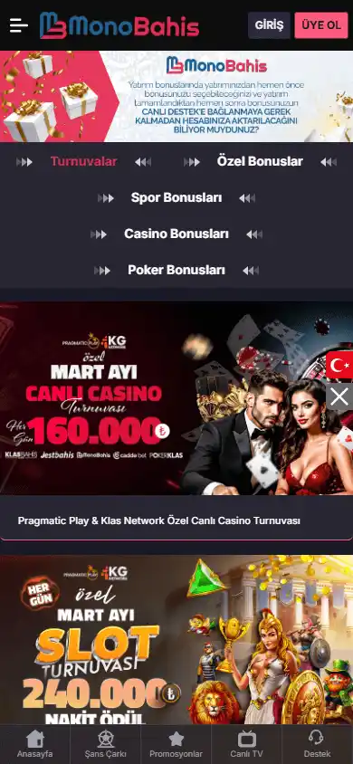 Mono Bahis Casino screenshot 6