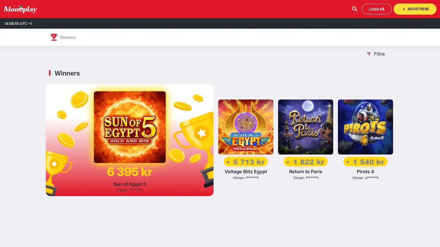 Monoplay Casino screenshot 2