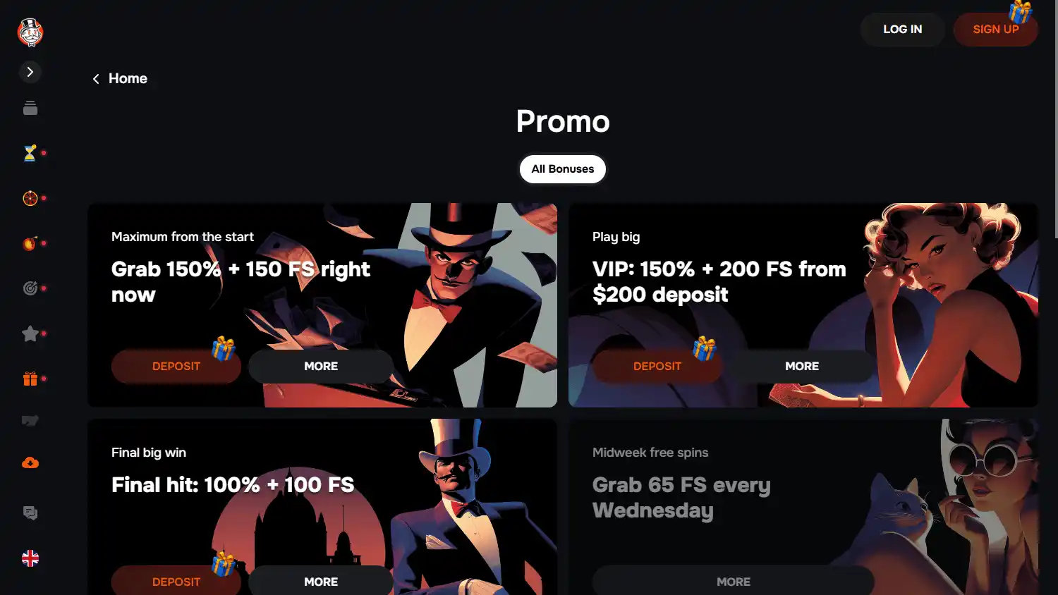 Monopoly.win Casino screenshot 3