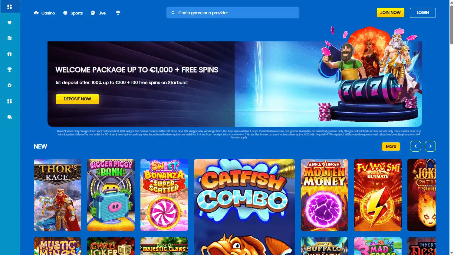 MonsterCasino screenshot 1