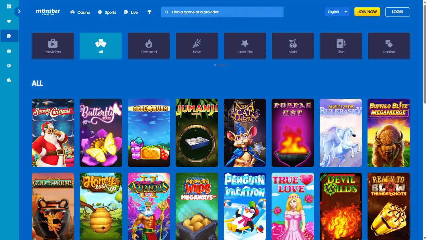 MonsterCasino screenshot 2