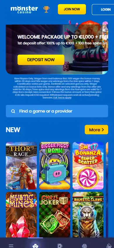MonsterCasino screenshot 4