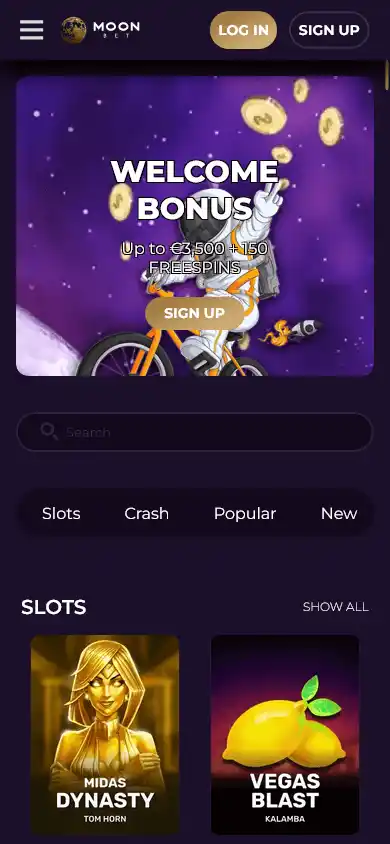 Moon.bet Casino screenshot 2