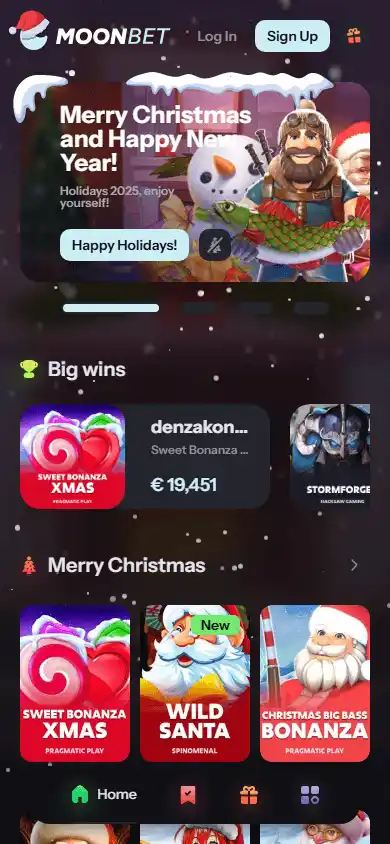 Moonbet.cc Casino screenshot 4