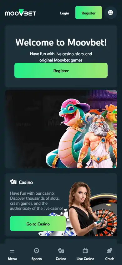 Moovbet Casino screenshot 3