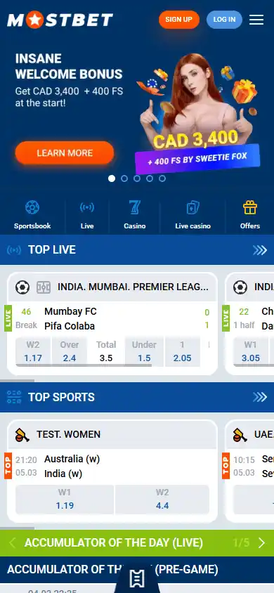 MostBet Casino screenshot 4