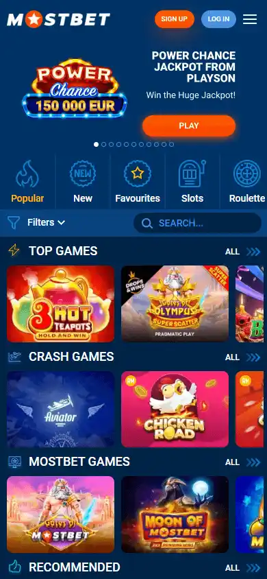 Mostbet Casino MX screenshot 6