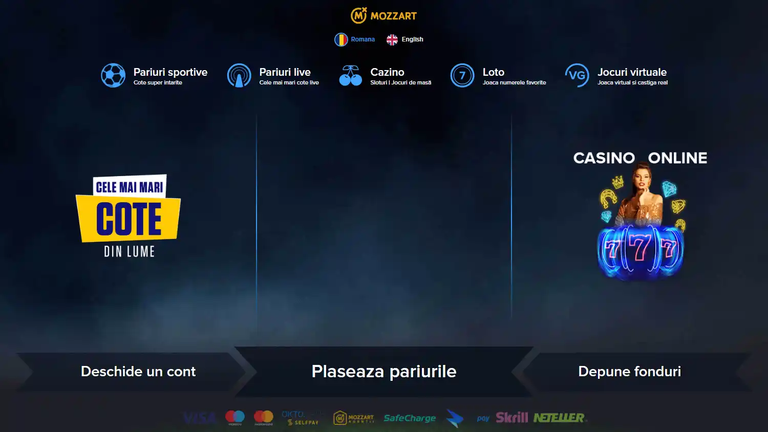 Mozzart Casino screenshot 1