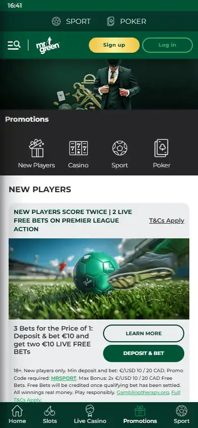 Mr Green Casino screenshot 7