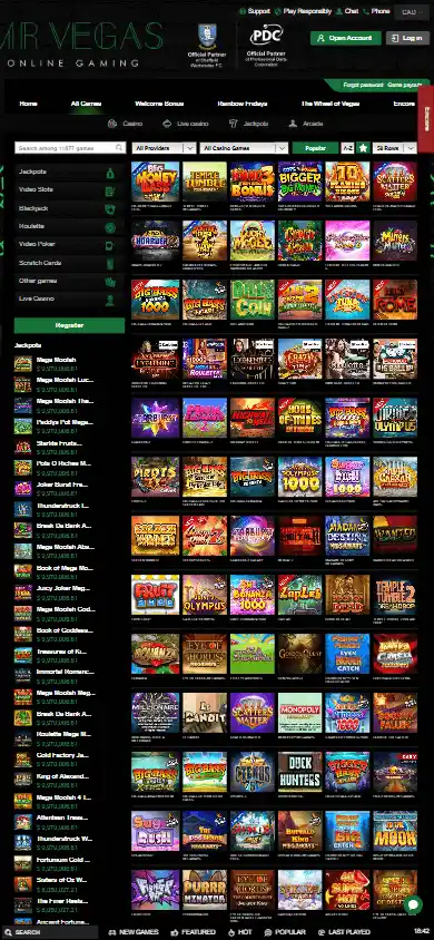 Mr. Vegas Casino Ontario screenshot 6