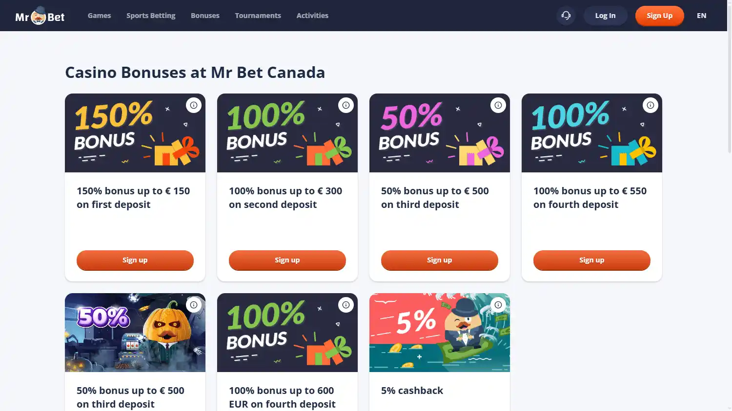 Mr Bet Casino screenshot 2
