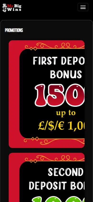 Mr Big Wins Casino screenshot 4