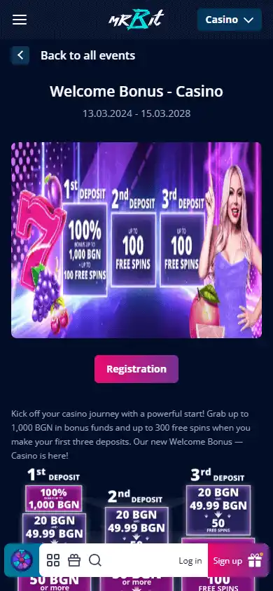 Mr Bit Casino BG screenshot 6