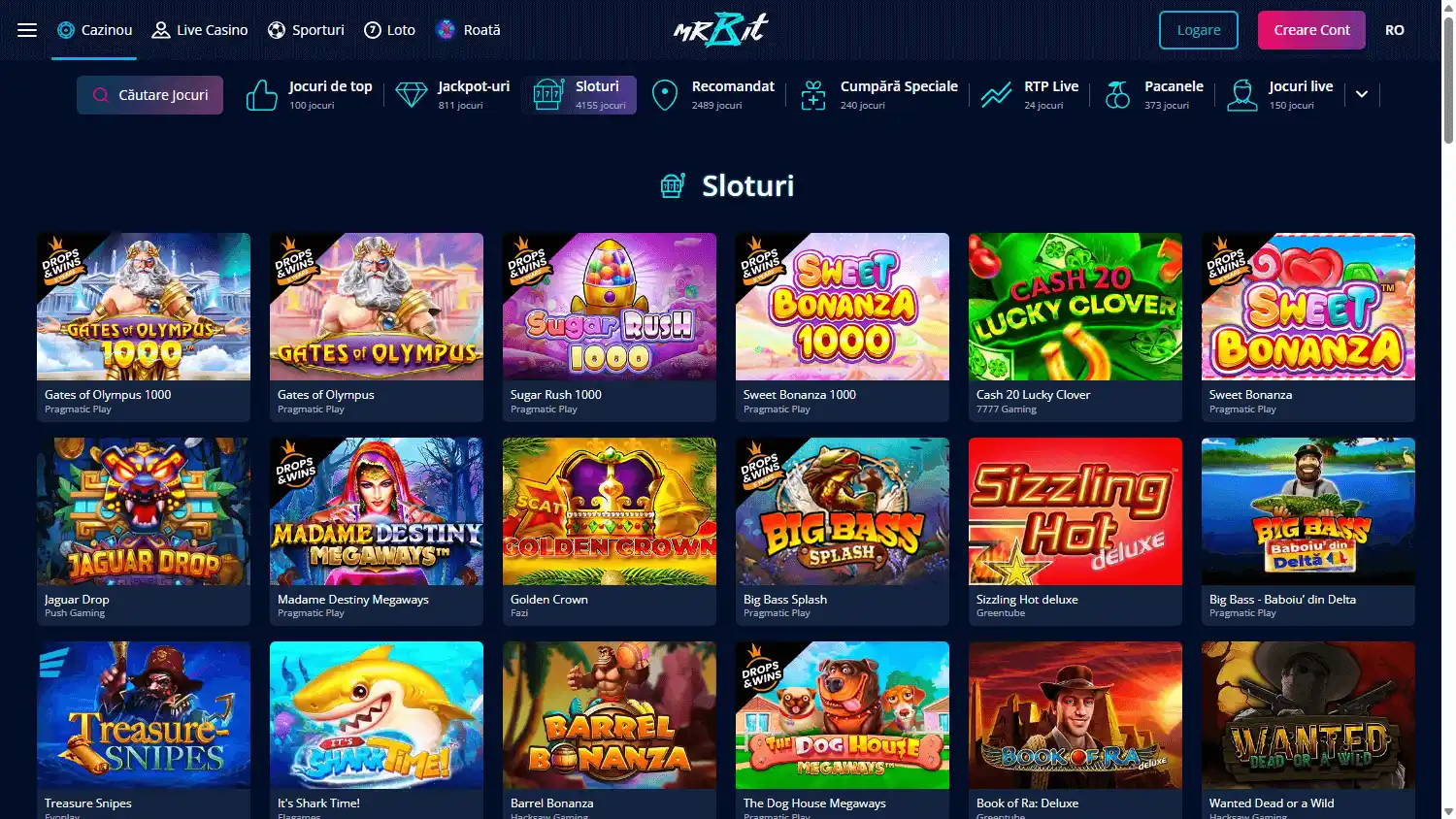 Mr Bit Casino screenshot 2