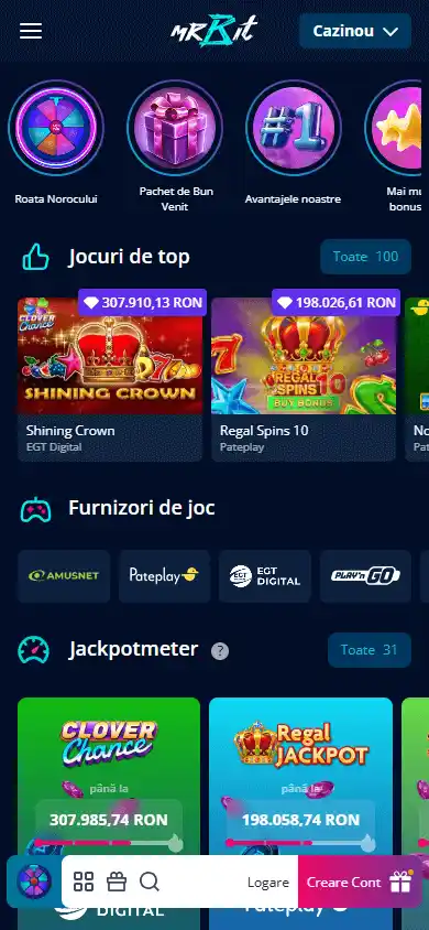 Mr Bit Casino screenshot 4