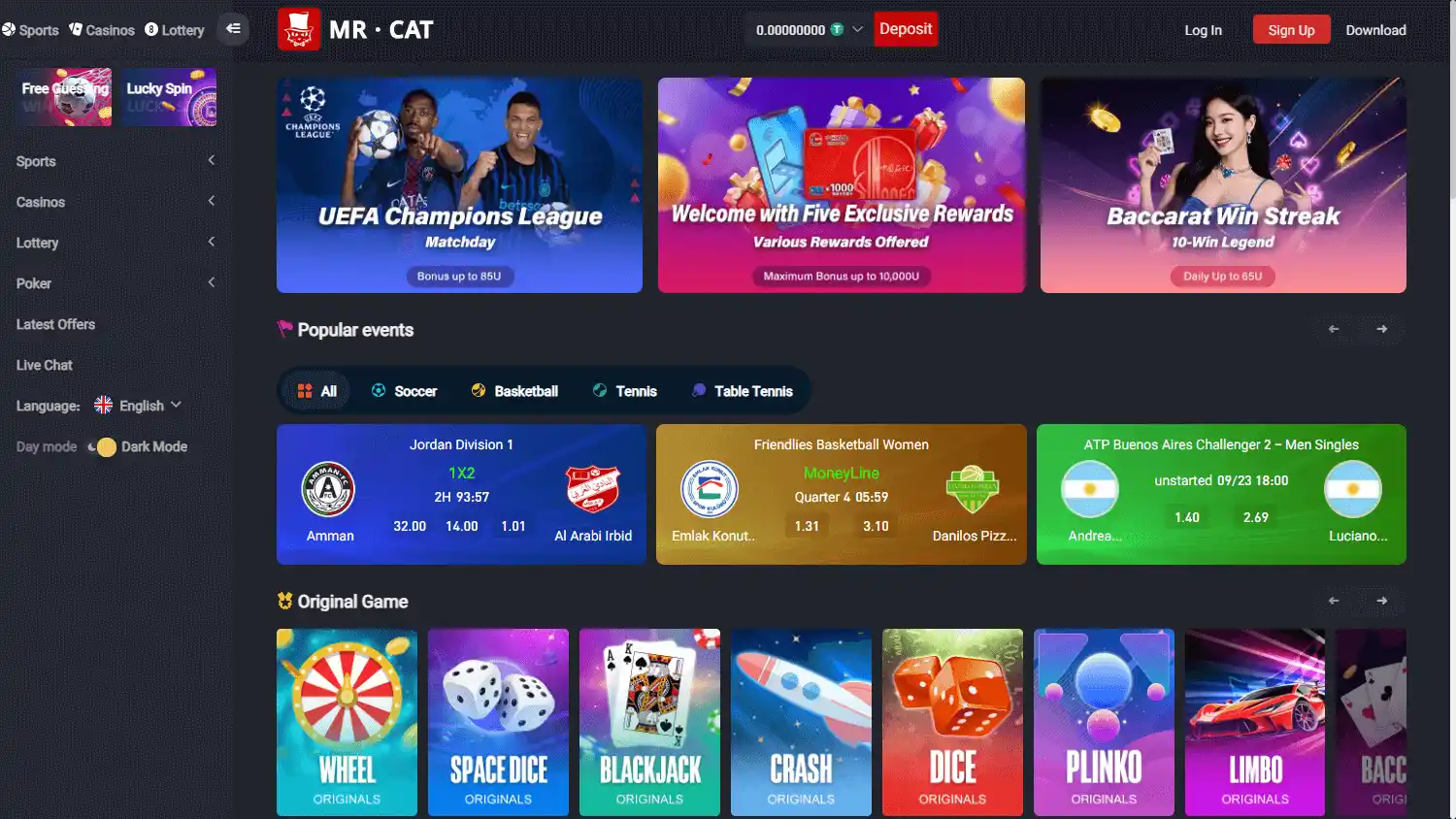 Mr.Cat Casino screenshot 1