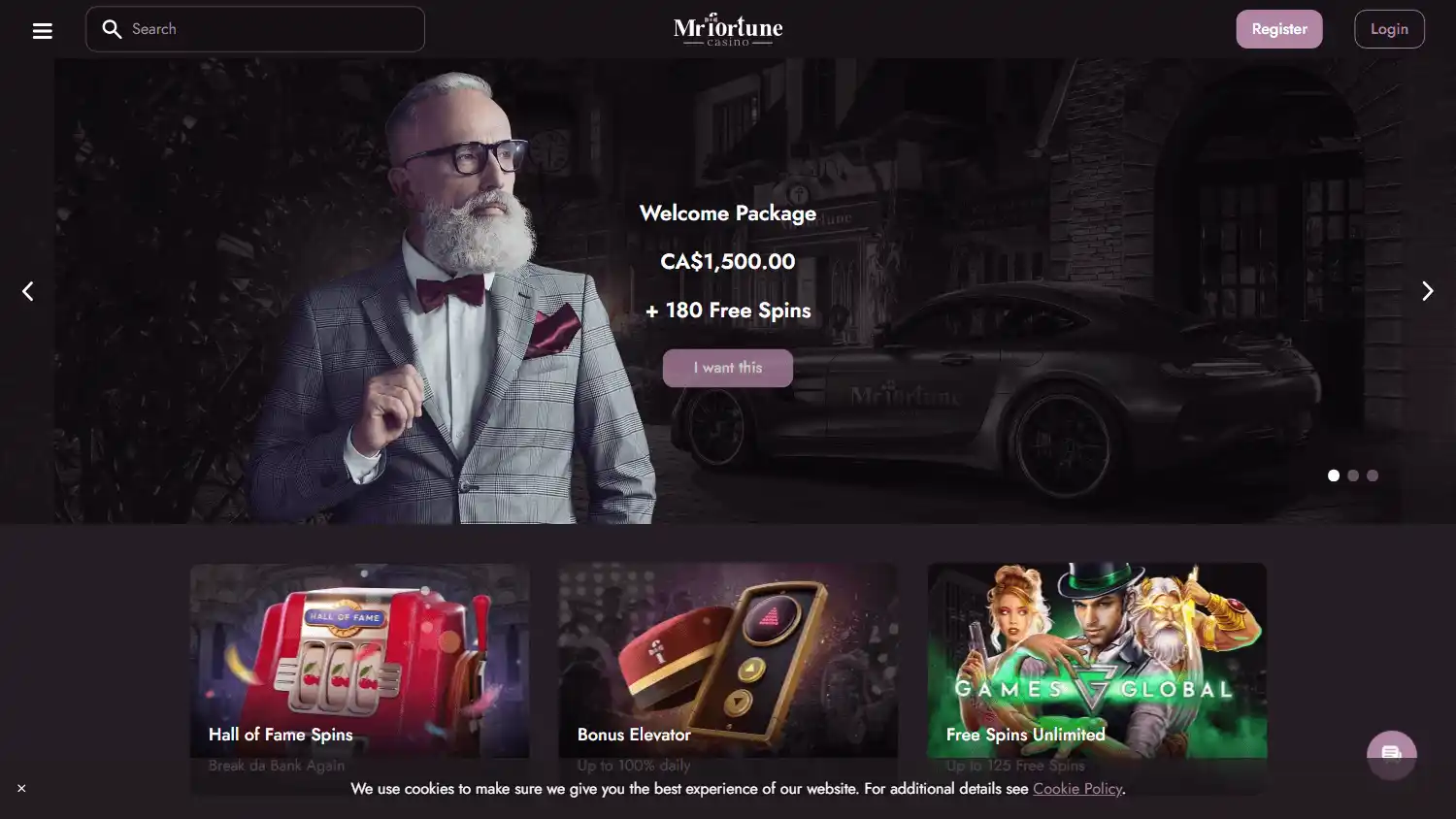 Mr Fortune Casino screenshot 1