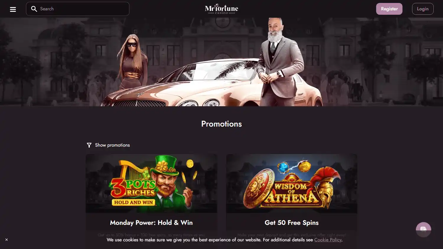 Mr Fortune Casino screenshot 2