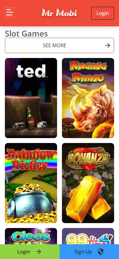 Mr Mobi Casino screenshot 5