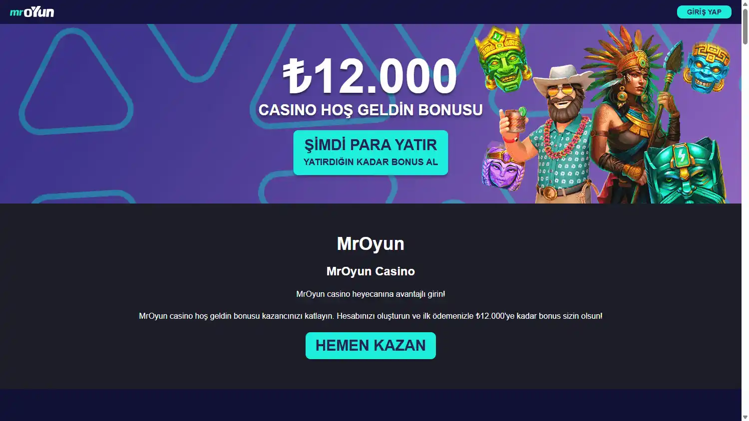 MrOyun Casino screenshot 1