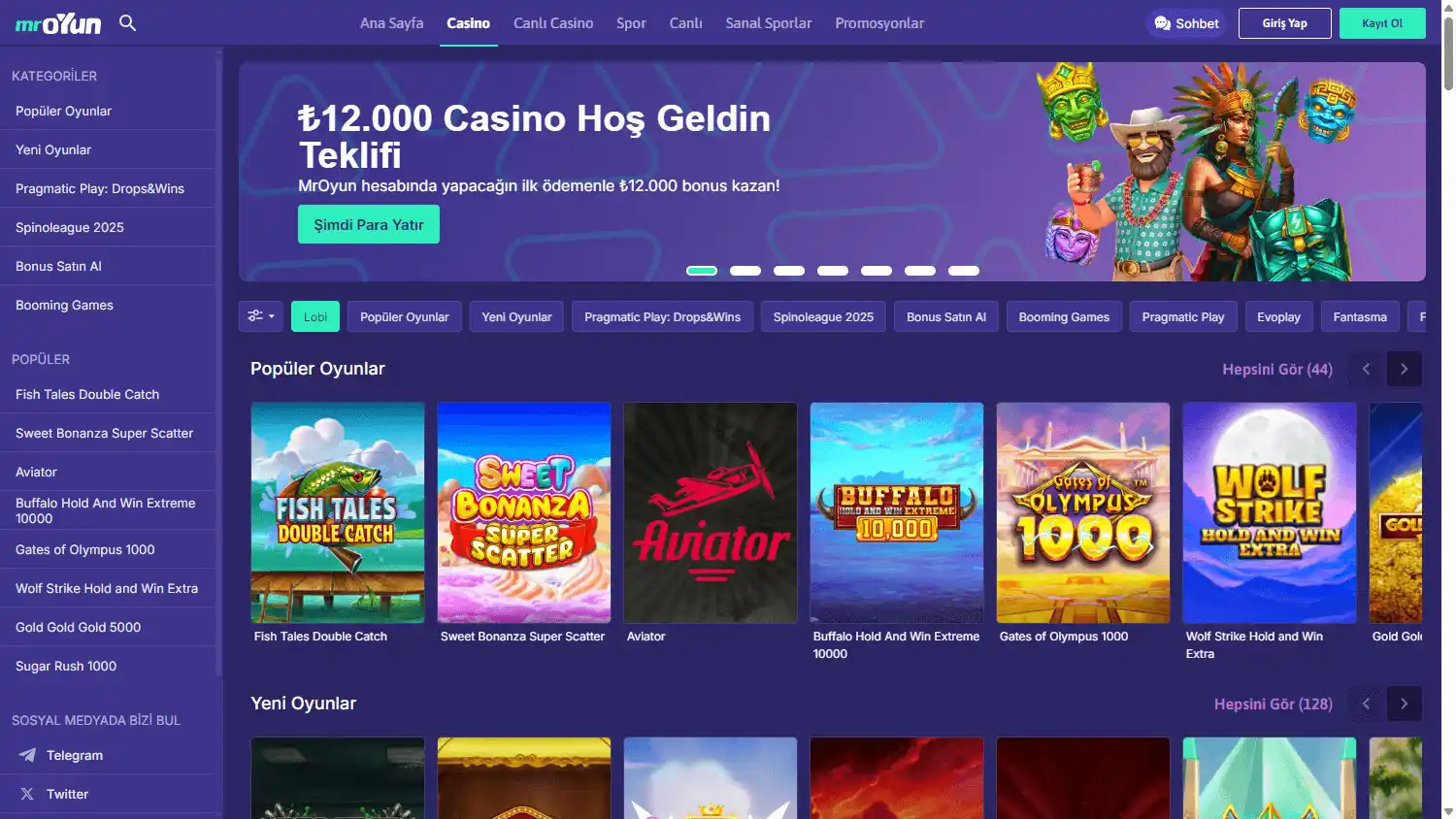 MrOyun Casino screenshot 3