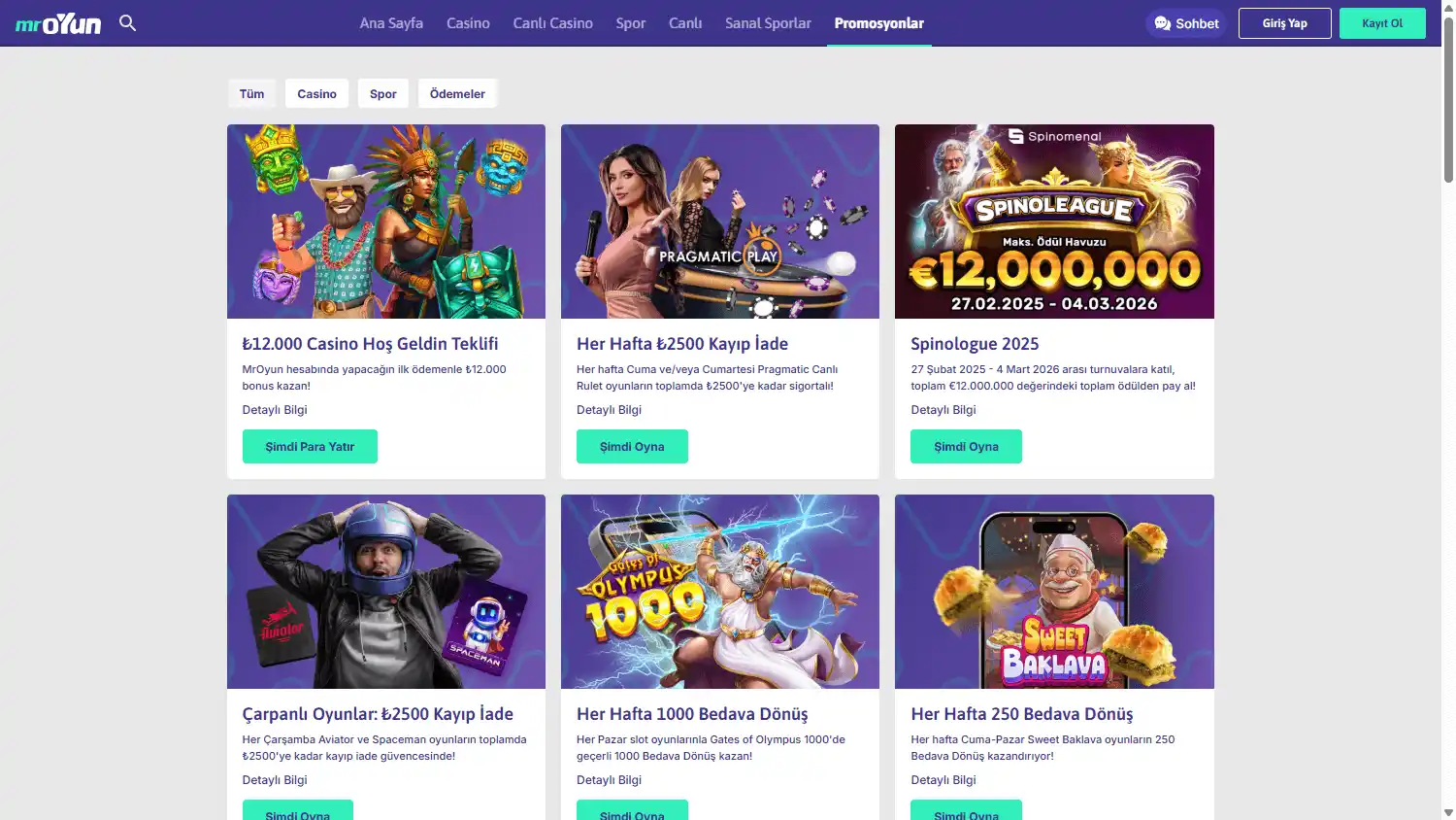 MrOyun Casino screenshot 4