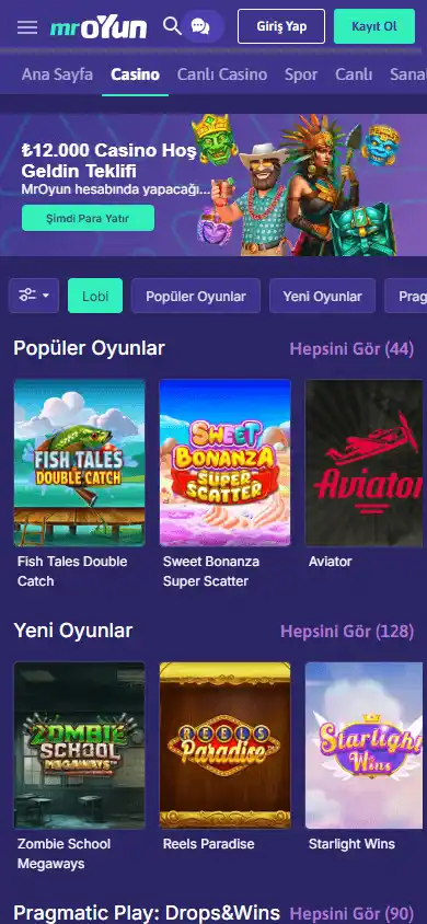 MrOyun Casino screenshot 6