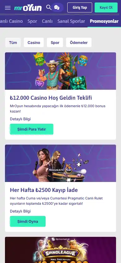MrOyun Casino screenshot 7