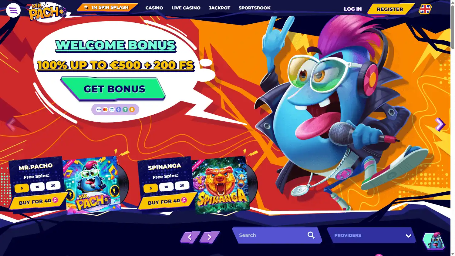 MrPacho Casino screenshot 1
