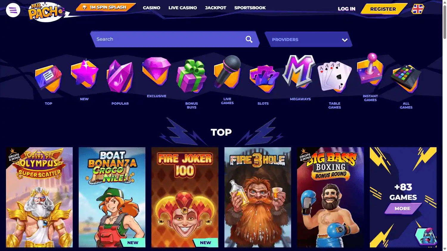 MrPacho Casino screenshot 2