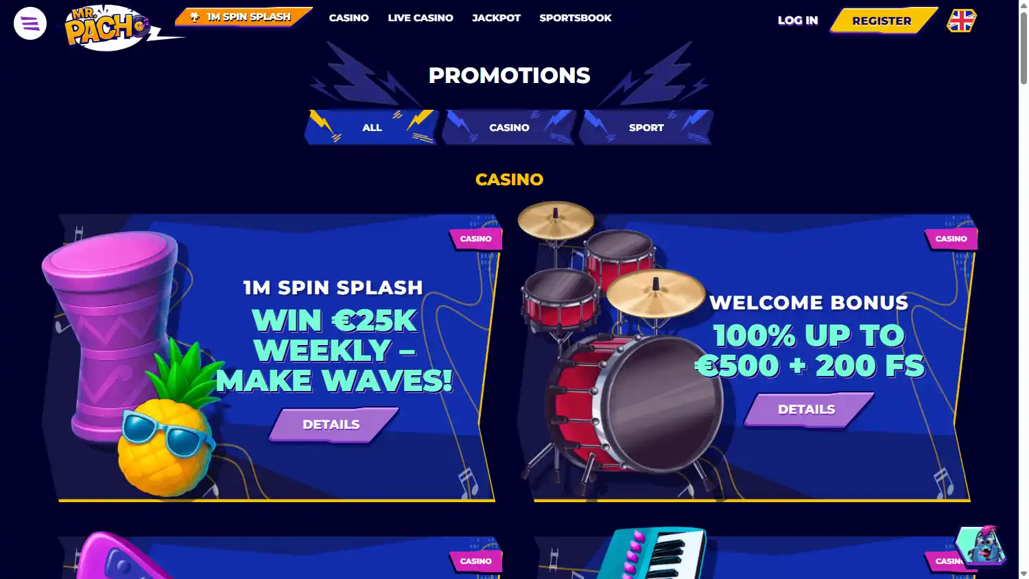 MrPacho Casino screenshot 3