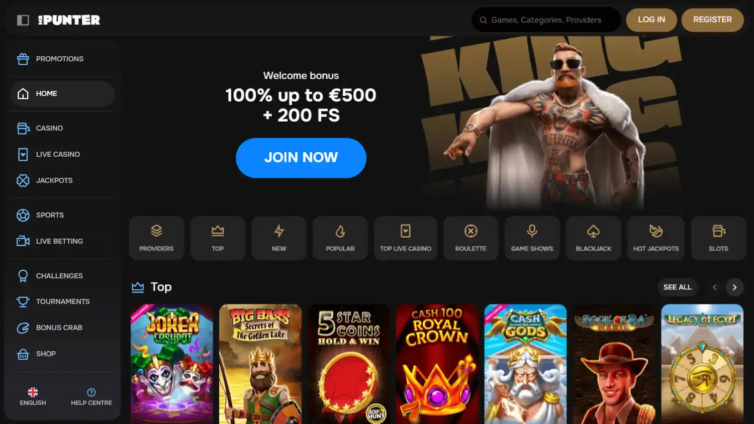 MrPunter Casino screenshot 1
