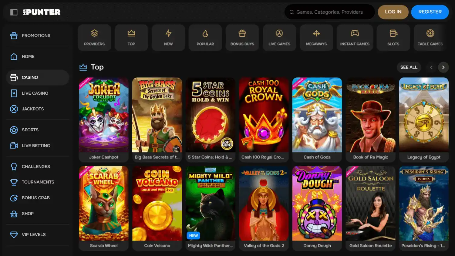 MrPunter Casino screenshot 2