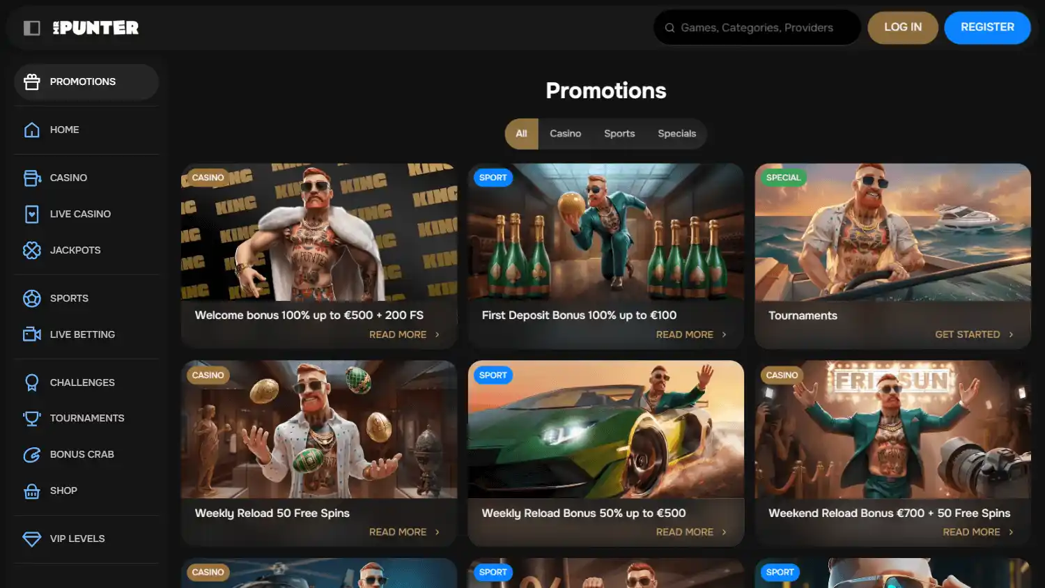 MrPunter Casino screenshot 3