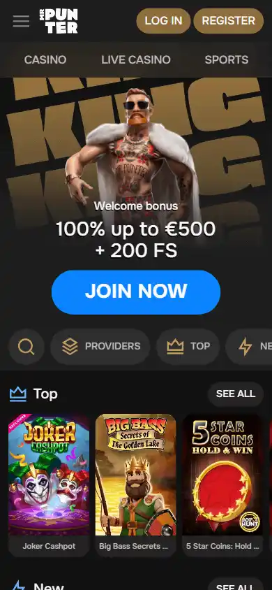 MrPunter Casino screenshot 4