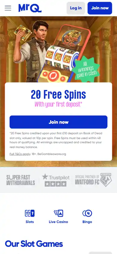 MrQ Casino screenshot 4