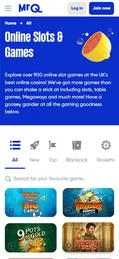 MrQ Casino screenshot 5