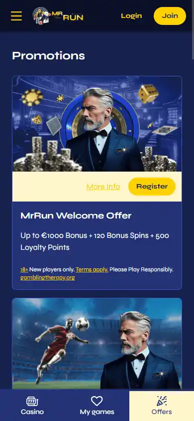 MrRun Casino screenshot 6