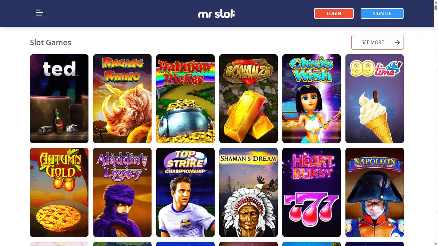 MrSlot Casino screenshot 2