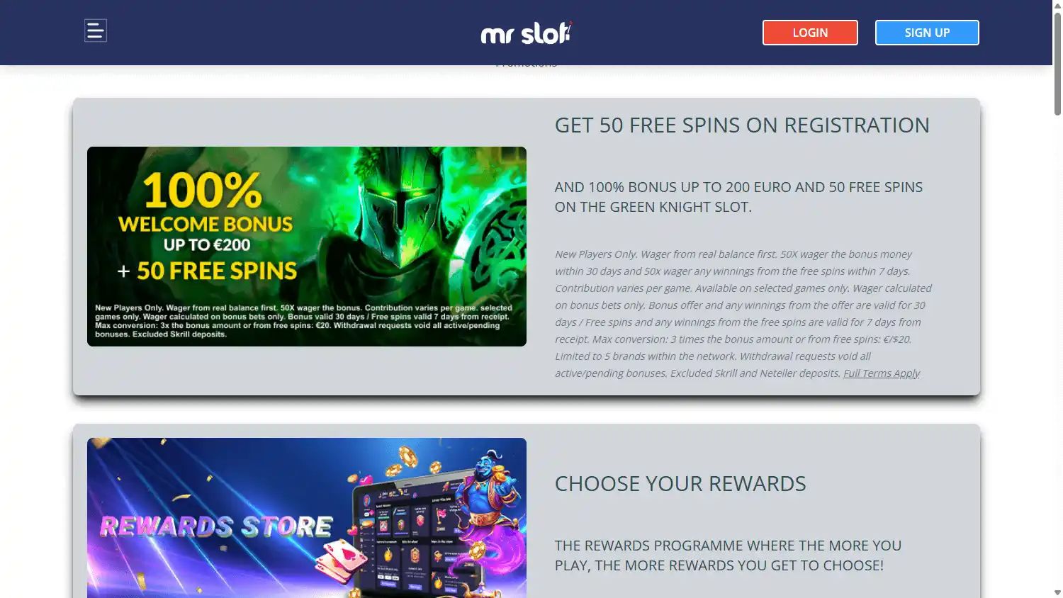 MrSlot Casino screenshot 3