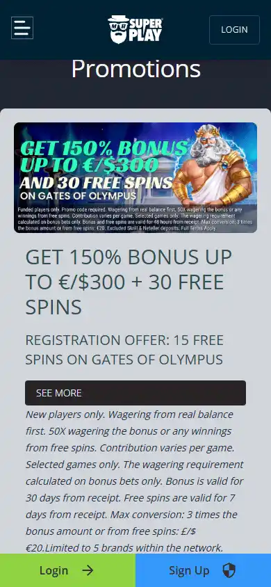 MrSuperPlay Casino screenshot 6