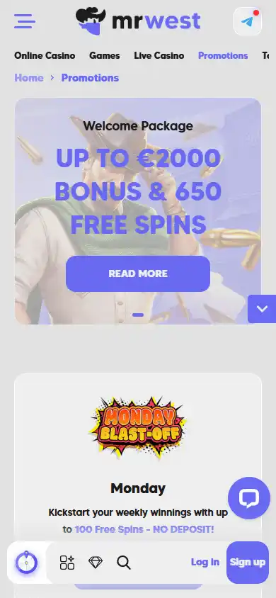 MrWest Casino screenshot 6