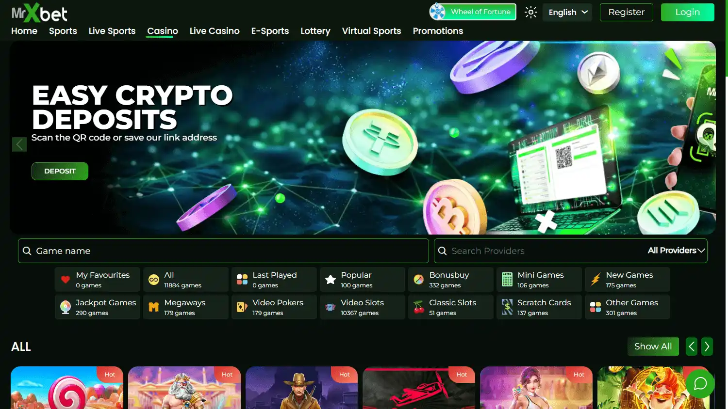 MisterXvip Casino screenshot 2