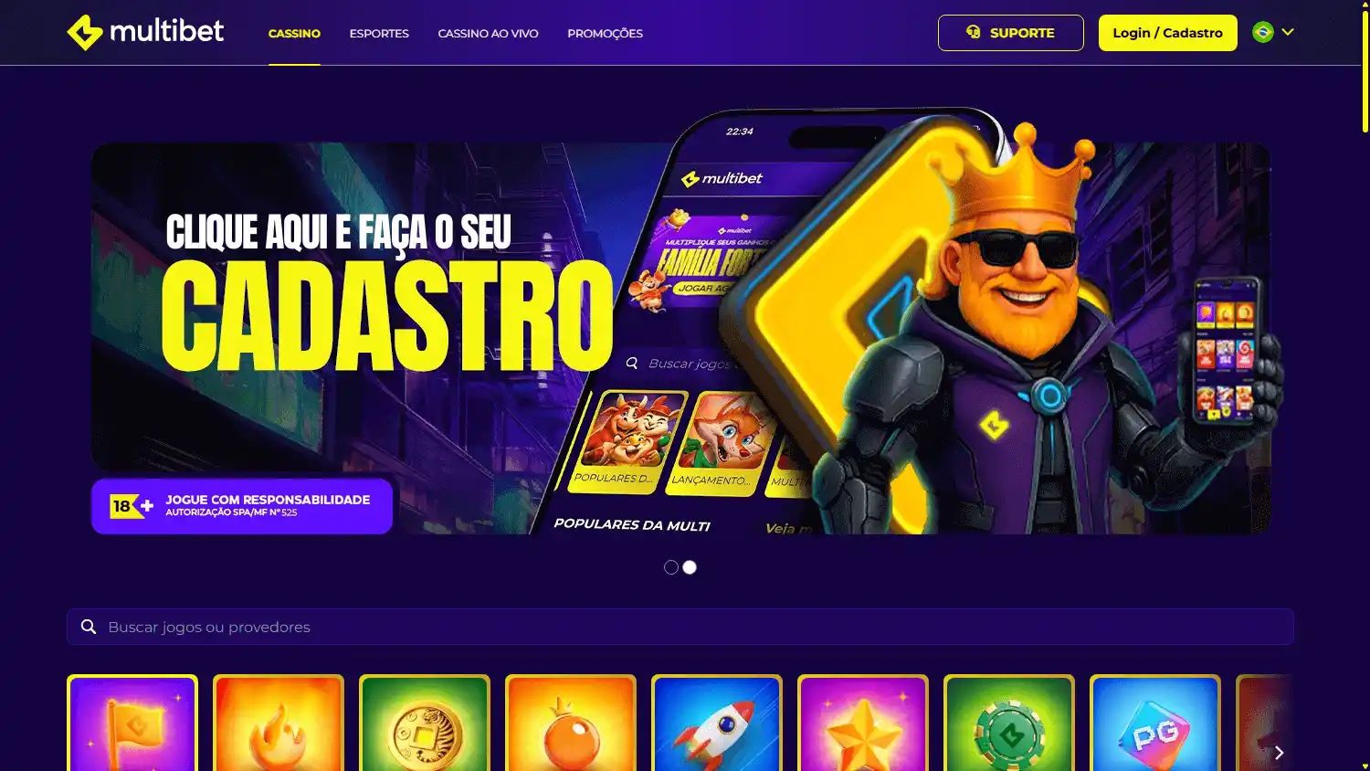 MultiBet Casino screenshot 1